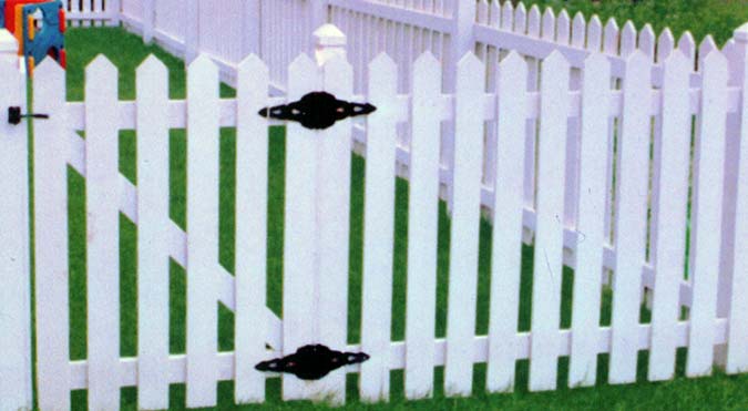 white wood picket fence installed in Waukesha