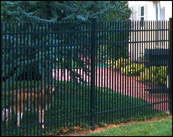 residential aluminum fencing